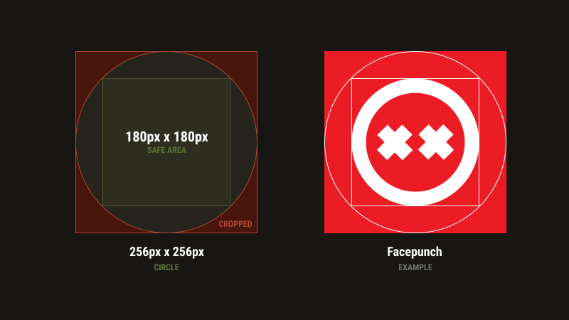 Пример иконки сервера 256×256